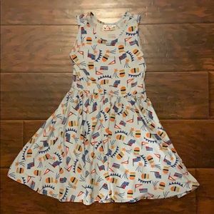 DotDotSmile tank style buttery soft twirly dress